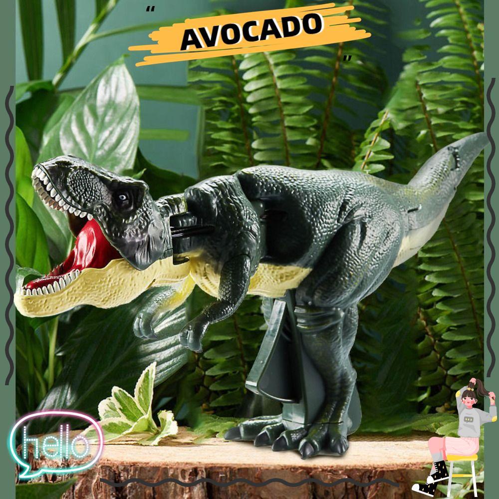 Avocarr ของเล่นไดโนเสาร์สวิง พลาสติกจําลอง ขยับหัว และหาง ของขวัญ สําหรับผู้หญิง