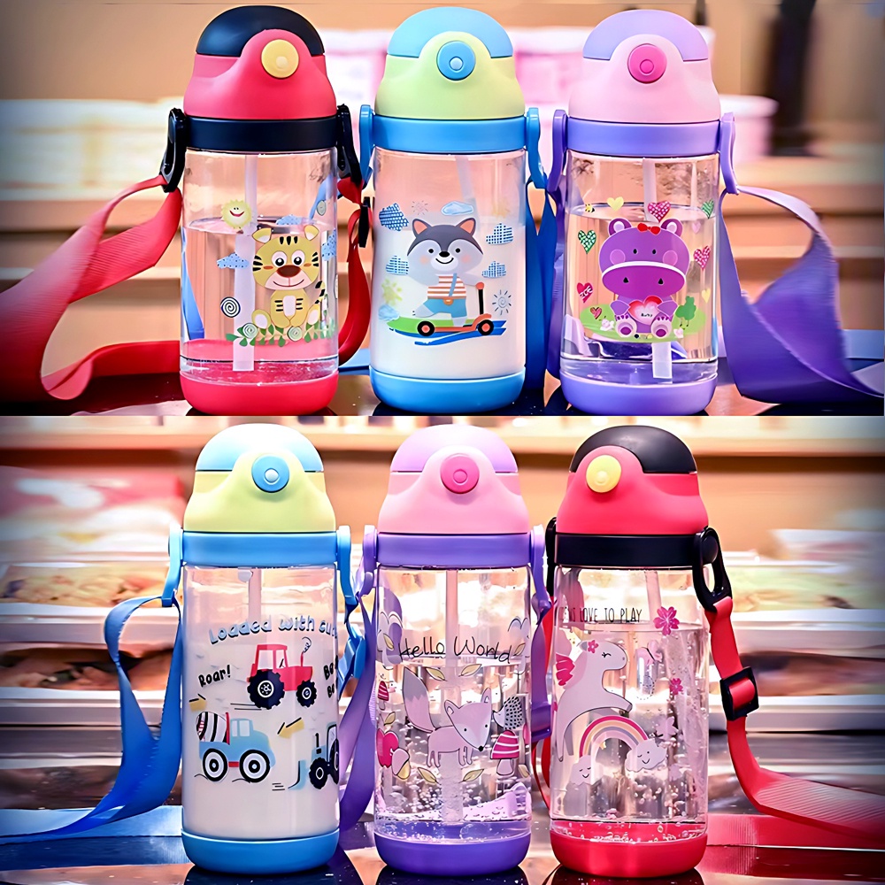 กระติกน้ำเด็ก Little Pony แบบหลอดดูดเด้ง โพนี่