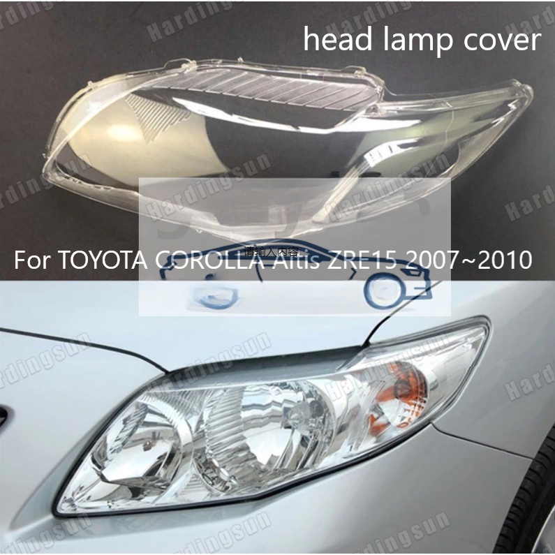 ฝาครอบเลนส์ไฟหน้าซ้าย ขวา สําหรับ COROLLA Altis TOYOTA COROLLA Altis ZRE15 2007 2008 2009 2010