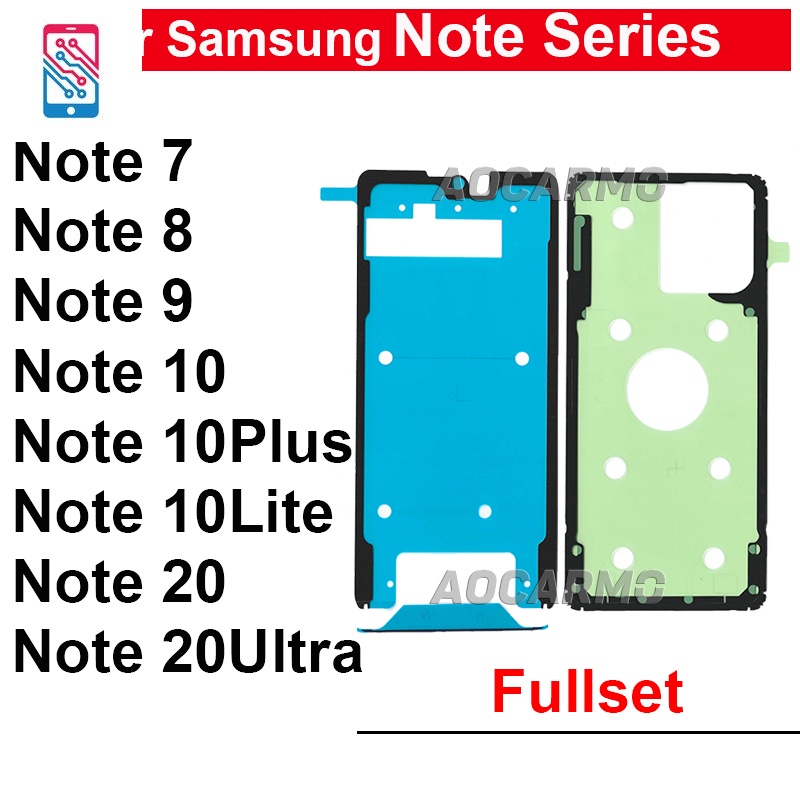 กาวสติกเกอร์ หน้าจอ LCD แบตเตอรี่ กล้องหลัง สําหรับ Samsung Galaxy Note 7 8 9 10 Plus Lite 10+ 20 Ultra