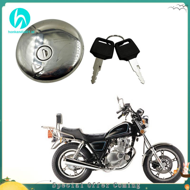 ฝาถังน้ํามันเชื้อเพลิงรถจักรยานยนต์ พร้อมกุญแจ 2 ดอก สําหรับ Suzuki GN250 GN125 GN 125 250