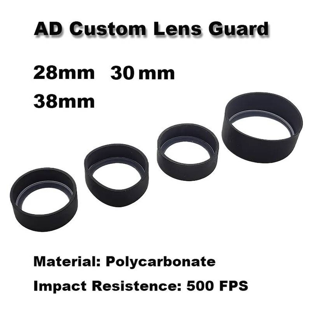 AD Custom Lens Guard อะคริลิคกันแตก สำหรับดอท และไฟฉายรุ่นต่างๆ