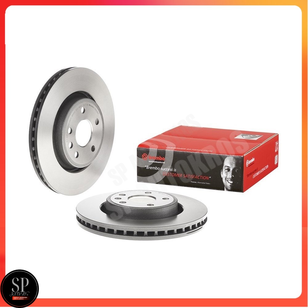 BREMBO จานเบรคหน้า JEEP GRAND CHEROKEE IV WK WK2 2010- 3.0 CRD 3.6 V6 5.7 V8 6.4 SRT8 4X4 09 N236 21