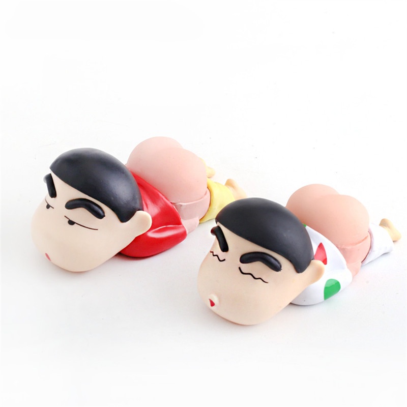 โมเดลฟิกเกอร์ซิลิโคน รูปการ์ตูนชินจัง ก้นหยิกได้ เครื่องประดับ สําหรับเก็บสะสม ของขวัญ 2 ชิ้น ต่อชุด