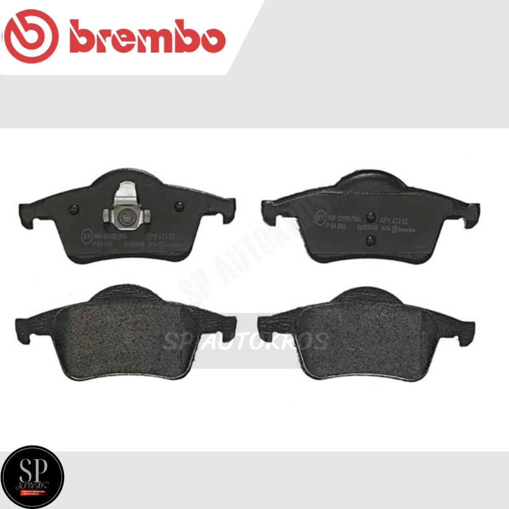 BREMBO ผ้าดิสเบรคหลัง VOLVO S60 I, S80 I, V70 II, XC70 Cross Country (2.0 2.3  2.4 2.5 2.8 2.9 3.0) 