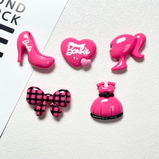 พร้อมส่ง เซ็ท 5 ชิ้น 036 เรซิ่น บาร์บี้ barbie การ์ตูนเคลือบ…