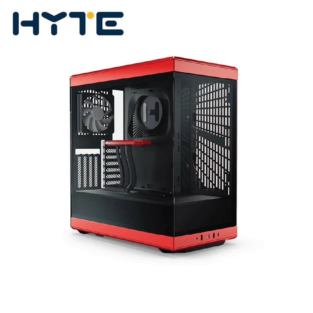 HYTE Y40 ATX CASE - สีแดง (CS-HYTE-Y40-BR)