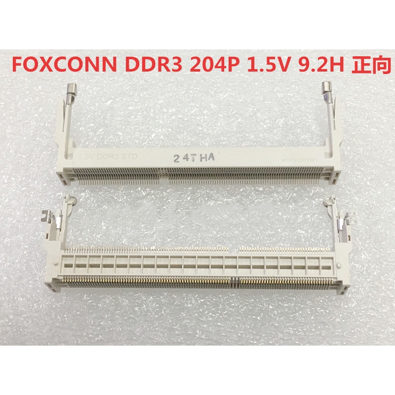 1 ชิ้น FOXCONN ช่องหน่วยความจําโน้ตบุ๊ค DDR3 204P 1.5V 9.2H ช่องเสียบไปข้างหน้า