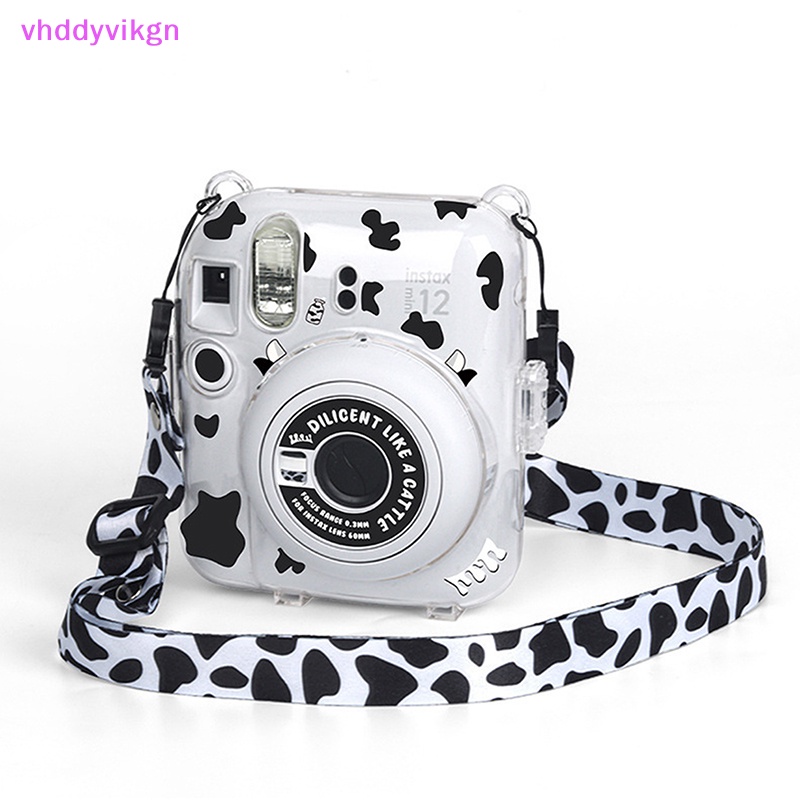 วีเอชดี สําหรับ ฟูจิฟิล์ม Instax 12 โปร่งใสกล้องกรณีป้องกันพกพากระเป๋าที่มีสายคล้องไหล่ถุงเก็บ ไทย - รูปที่ 4