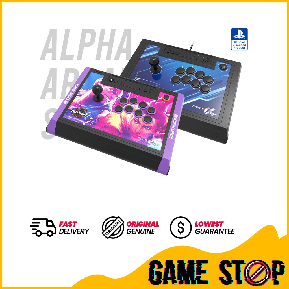 Hori Fighting Stick Alpha Standard / Street Fighter 6 Edition เข้ากันได้กับ PlayStation 4 PlayStation 5 และ PC