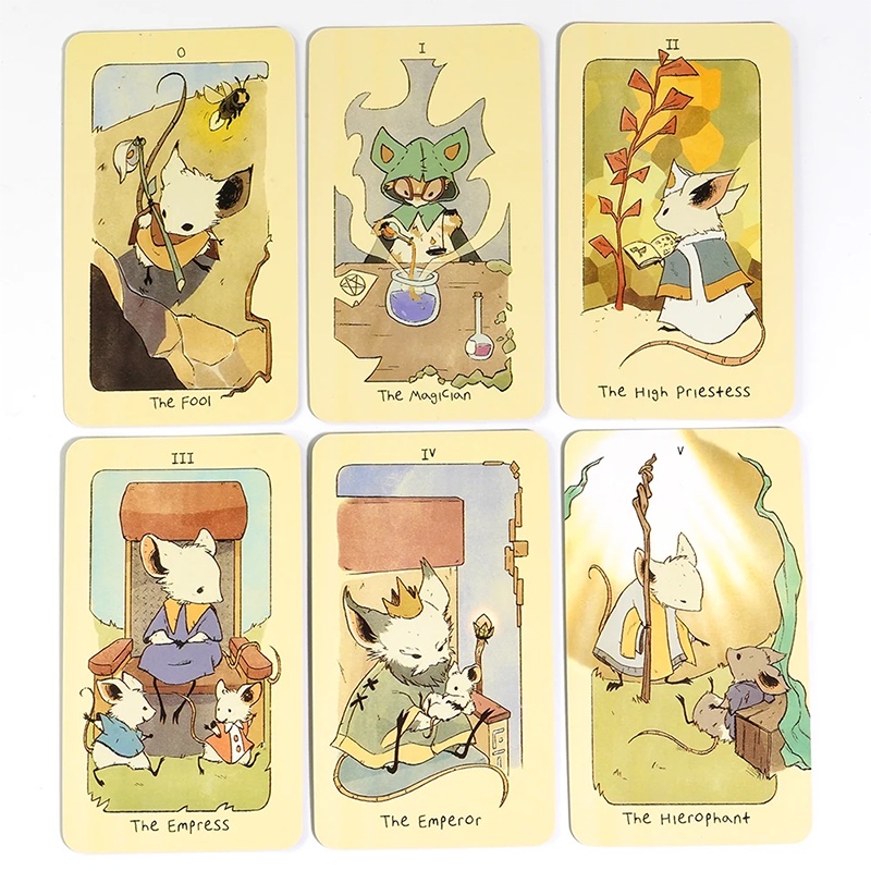 MIMIT Mini Mice Tarot 78 small cards the symbolism of the Tarot - รูปที่ 2