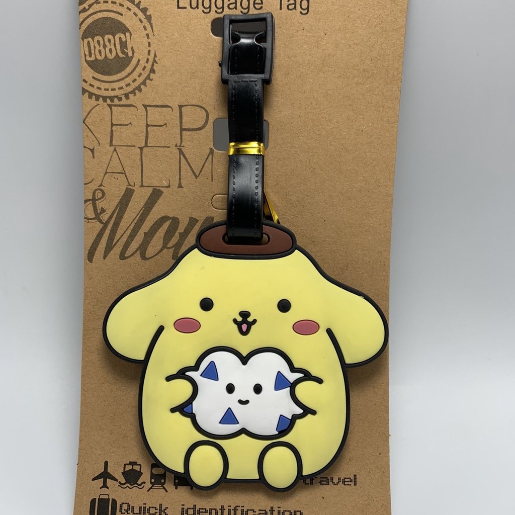 Ytnw ป้ายแท็ก ป้ายแท็กชื่อ รูปสุนัข Sanrio Cinnamon สําหรับกระเป๋าเดินทาง พุดดิ้ง
