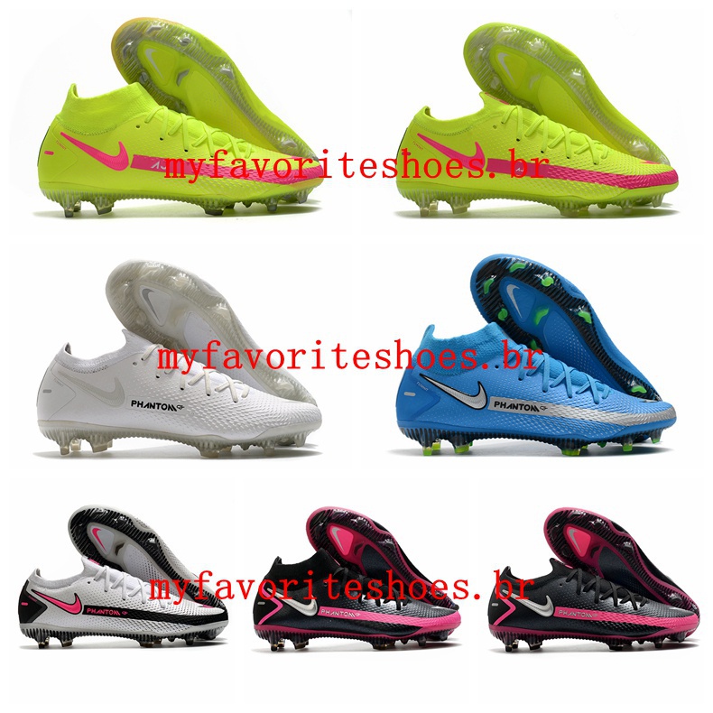 ♞,♘,♙NIKE Phantom GT Elite FG Mens Soccer shoes Cleats Grass Training Football Boots