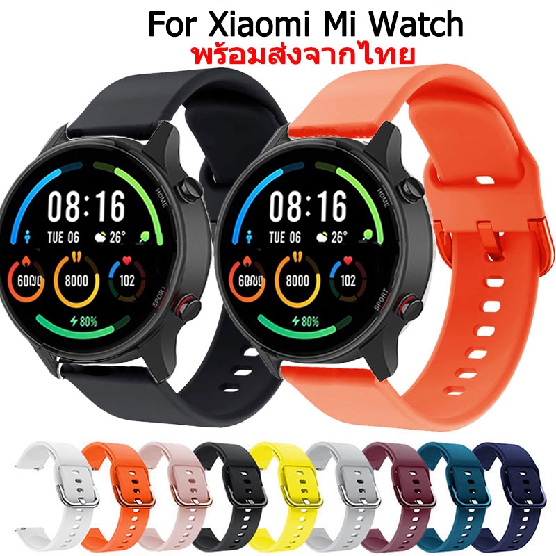 Xiaomi Mi Watch Straps Soft Silicone Watch Band Replacement for Xiaomi Mi Watch Global Version Smart