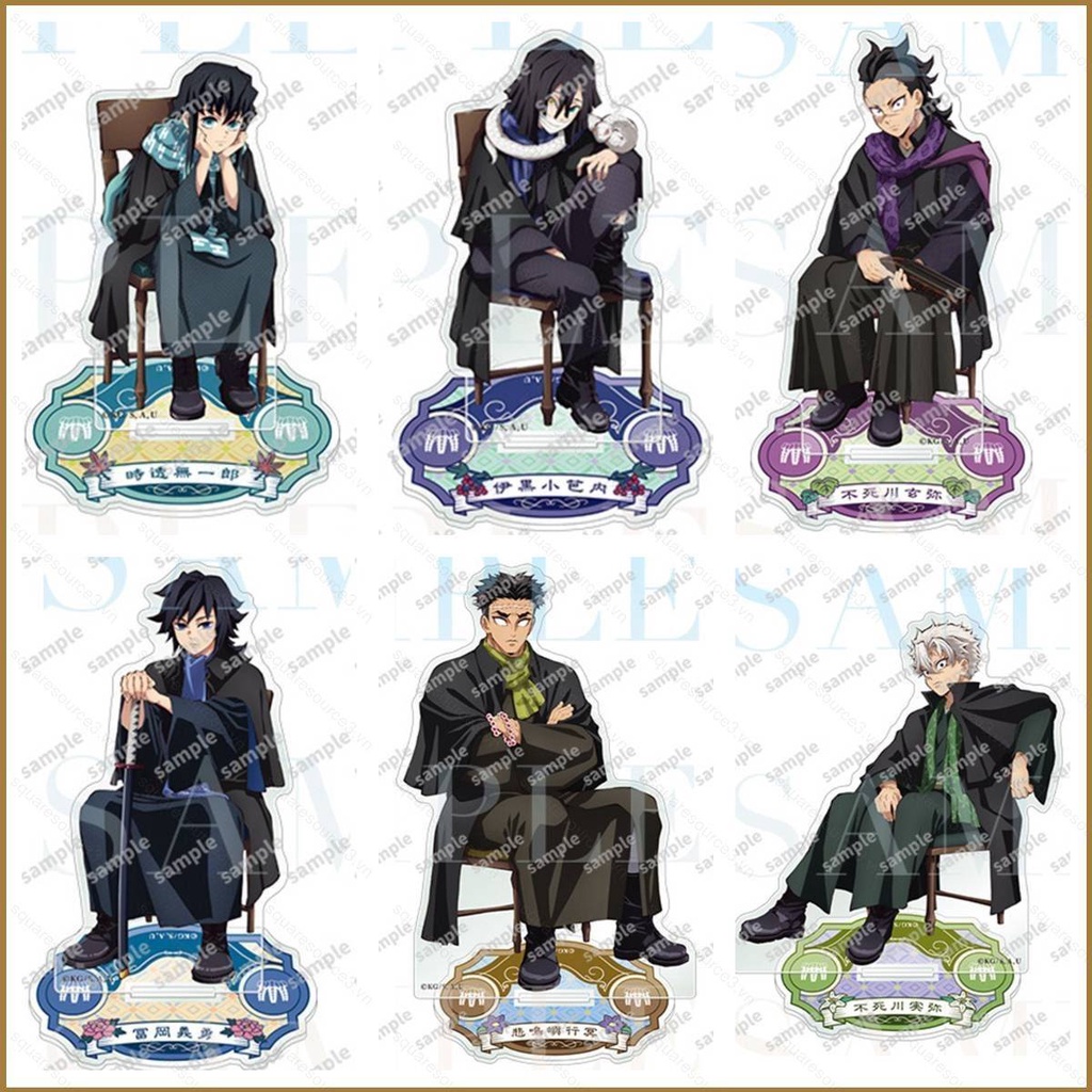 Sq3 โมเดลฟิกเกอร์อะคริลิค รูปอนิเมะ Demon Slayer Tokitou Muichirou สําหรับตกแต่งบ้าน
