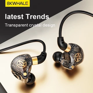 Bkwhale BX-02 กีฬาวิ่งหูฟัง HiFi หูฟังแบบมีสายบลูทูธ 5.0 หูฟังพร้อมไมโครโฟนชุดฟังเบสหนักแน่น