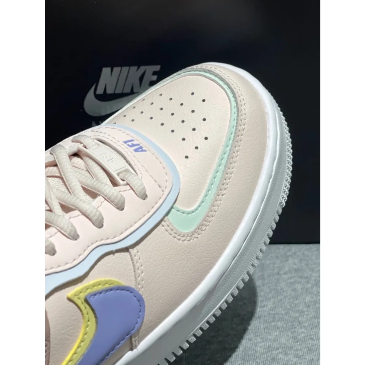Nike Air Force 1 Low Shadow Blue-pink ของแท้ 100% - แนะนํา รองเท้า light