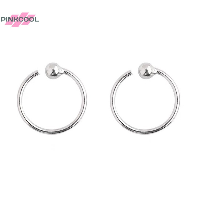 Pinkcool มินิมอล ผู้หญิง ห่วง ต่างหู ขนาดเล็ก กระดูกหู หัวเข็มขัด เครื่องประดับ ที่เรียบง่าย กระดูกหู ต่างหูเล็บ สําหรับผู้หญิง ห่วงหู เครื่องประดับแฟชั่น ขายดี
