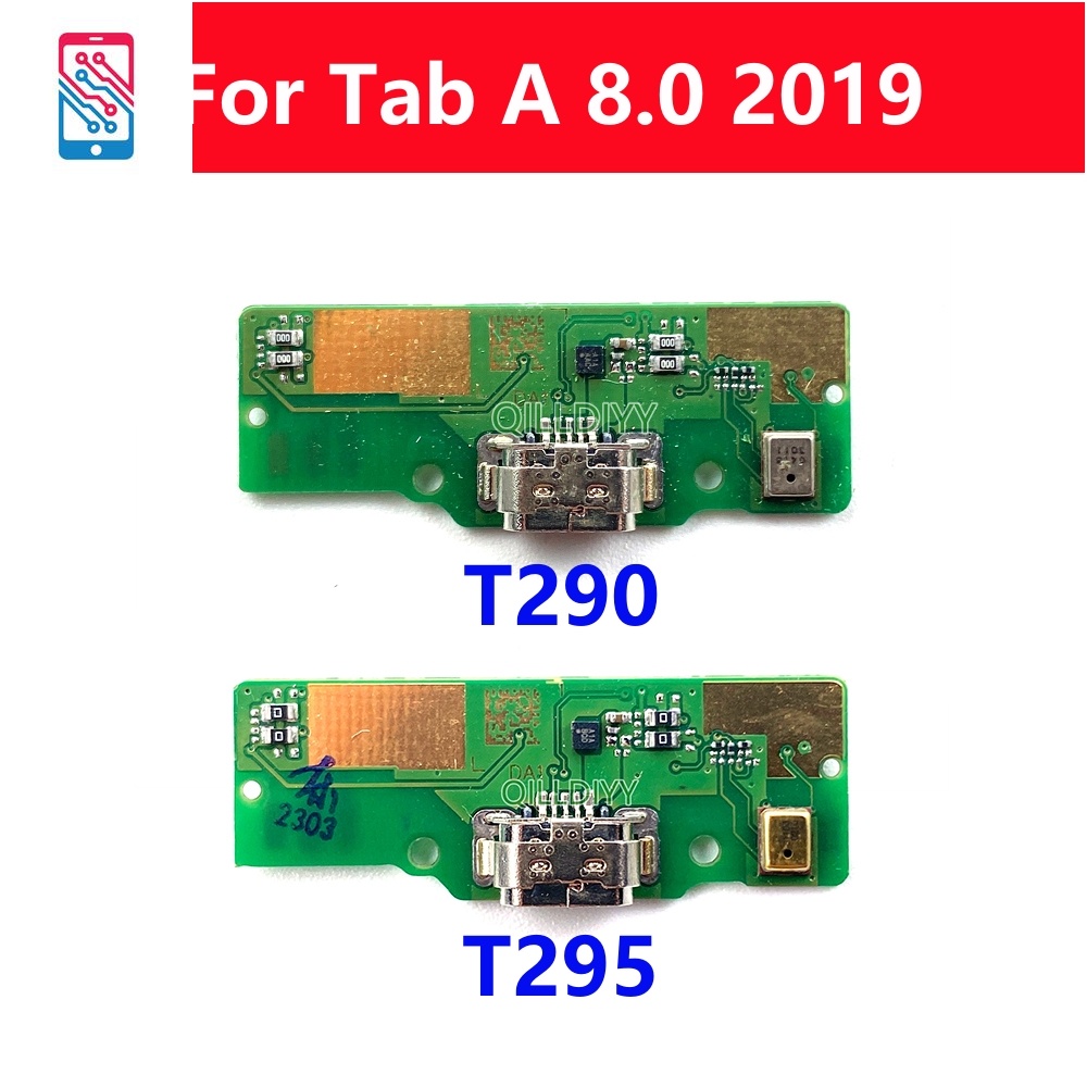 บอร์ดเชื่อมต่อสายชาร์จ USB สําหรับไมโครโฟน Samsung Tab A 8.0 2019 SM-T290 T290 T295