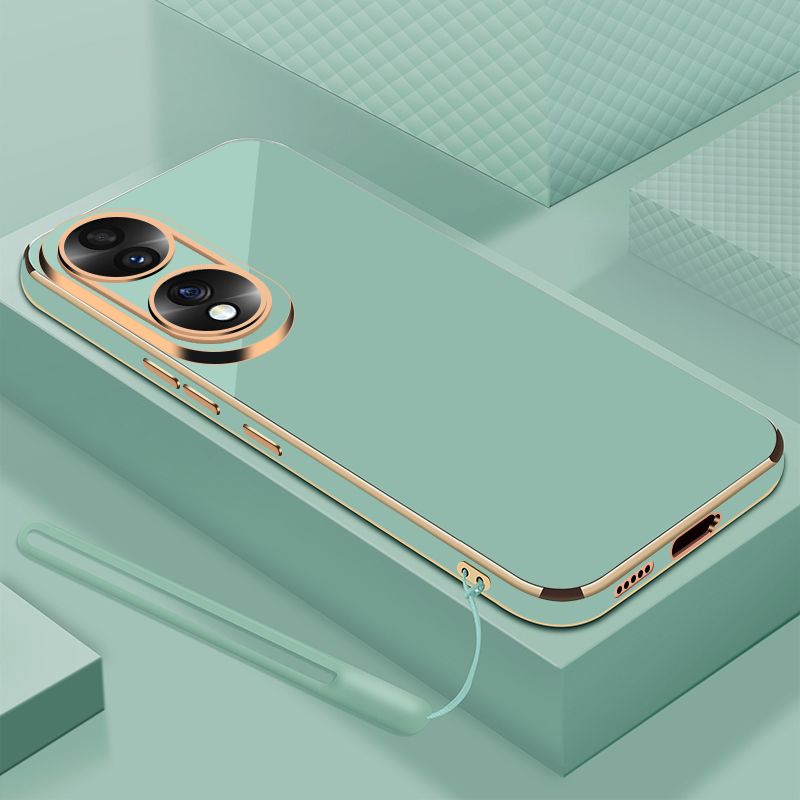 สําหรับ Honor 400 X7A X9C X7b X6A X9A X9b Magic 5 6 Lite 90 สมาร์ท 5G 6D หรูหราสแควร์ชุบเคสโทรศัพท์ก