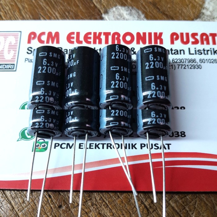 Elco 2200uf 6.3v 2200 micro 6.3 volt suncon slim -BBS12