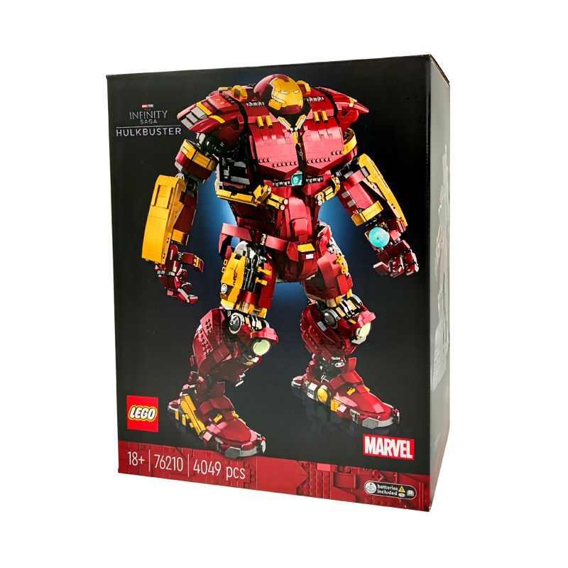 ♞LEGO LEGO 76210 Marvel Super Hero Hulk Armor ผู้ใหญ่ของเล่นประกอบยาก