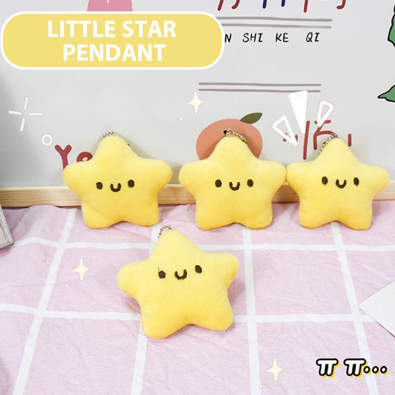 พร้อมส่งตุ๊กตา Plush จี้สาวน่ารักรักษาดาว Keyfob จี้กระเป๋าเป้สะพายหลังCOD