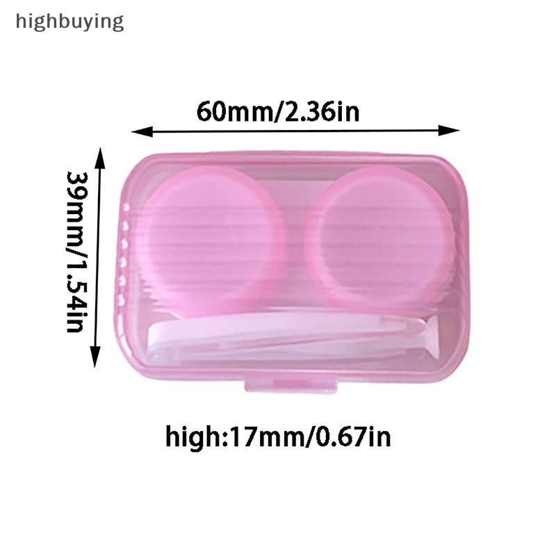 [highbuying] กล่องคอนแทคเลนส์ แบบใส ป้องกันการรั่วไหล ขนาดพกพา สําหรับเดินทาง พร้อมส่ง - รูปที่ 7