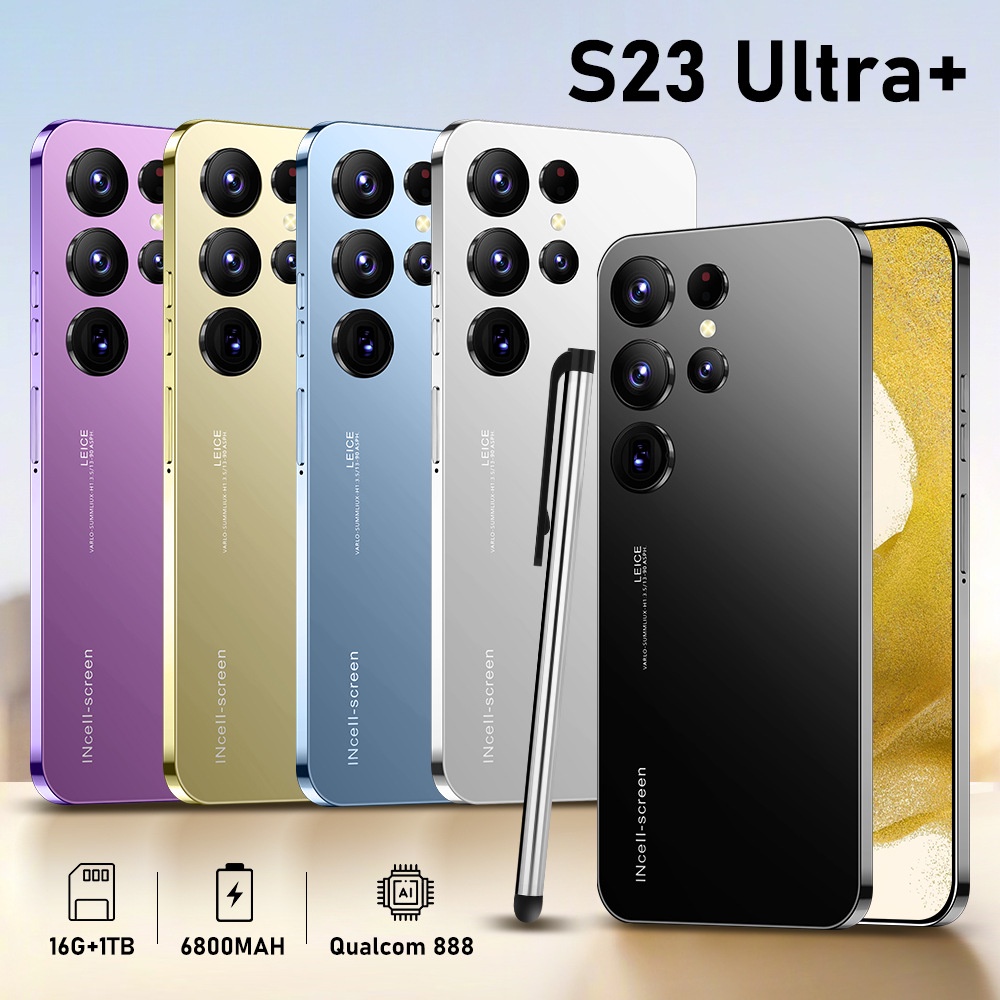 สมาร์ทโฟน S23Ultra หน้าจอ HD+ 7.3 นิ้ว (1GB+16GB โทรศัพท์มือถือ Android 8.1)