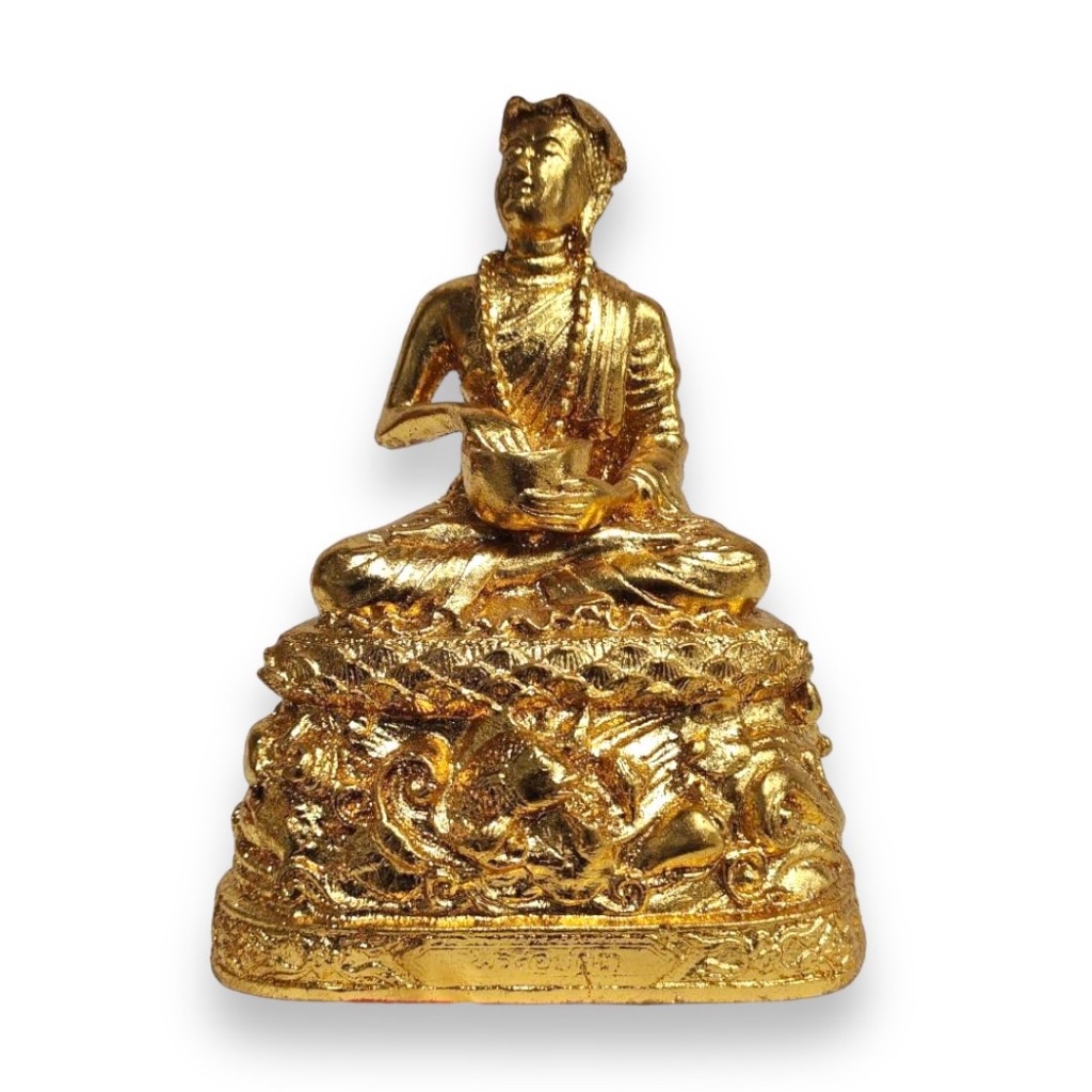 พระมหาอุปคุต จกบาตร ปิดทอง กว้าง 6นิ้ว สูง 9นิ้ว