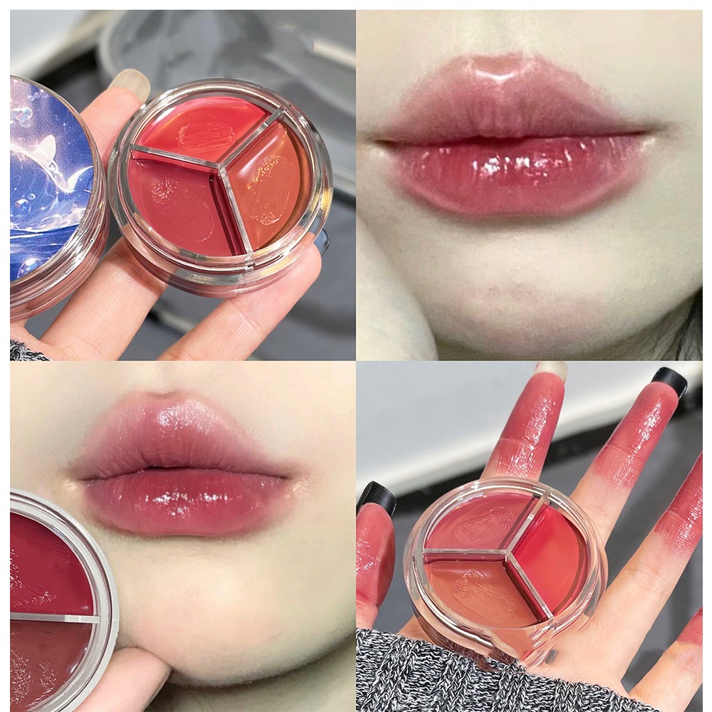 Di&xi ลิปสติก โคลน เพิ่มความชุ่มชื้น กันน้ํา 3 สี