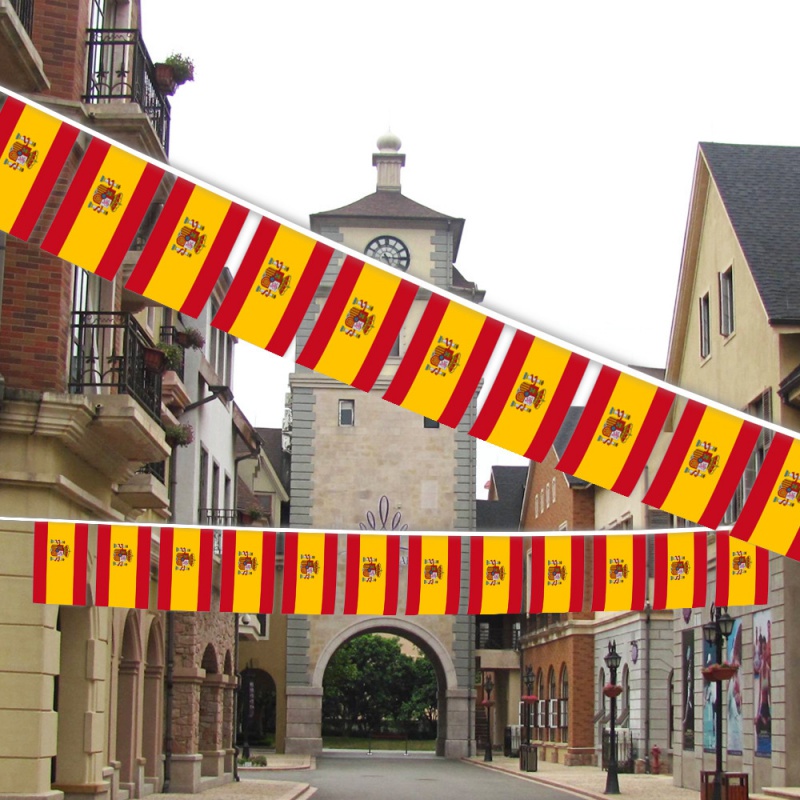 ธงชาติสเปน สําหรับแขวนตกแต่ง Spain Flag Banner