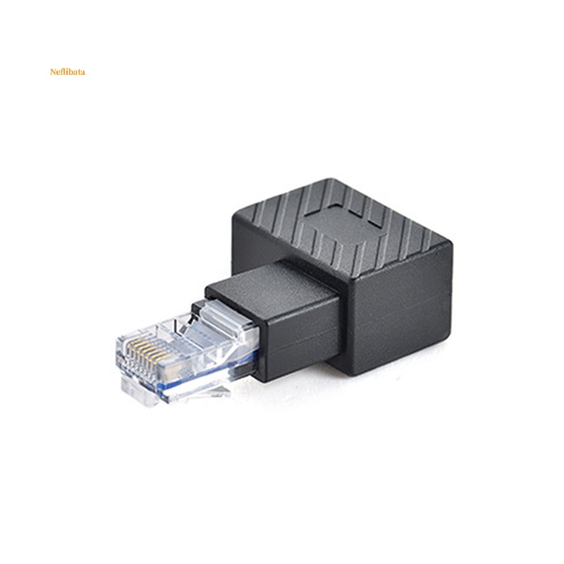 [Neflibata] สายแลนตัวผู้ เป็นตัวเมีย 90 องศา 270 องศา RJ45 หลายมุม ซ้าย ขวา [ใหม่]