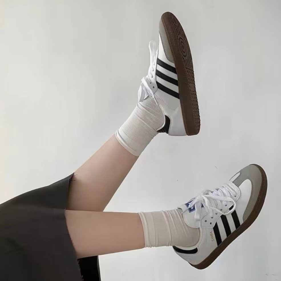 ของแท้ 100%  Adidas Originals Samba OG B75807 / B75806 แฟชั่น