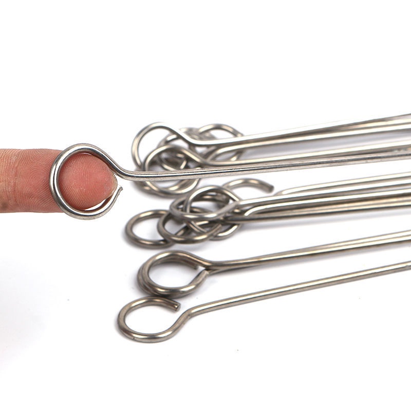 เข็มสแตนเลส สําหรับปิดผนึก รูปเป็ด หมู ห่าน พร้อมห่วง และตะขอเกี่ยว - รูปที่ 4