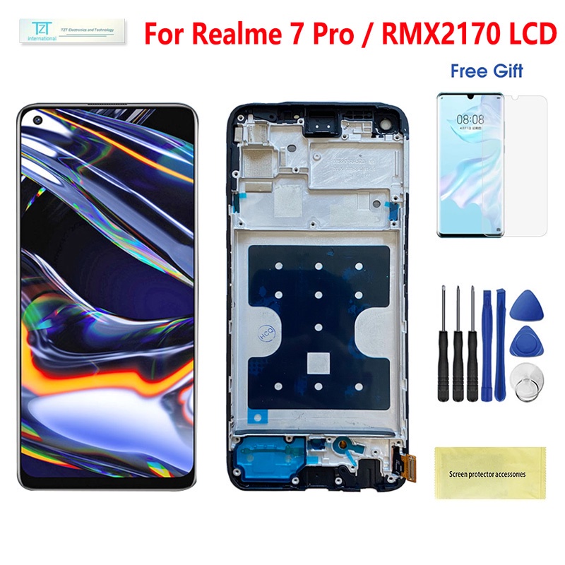 <พร้อมกรอบ> จอ Lcd for Realme 7 Pro หน้าจอ แท้ OLED/Amoled