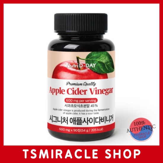 NutriD Day Signature Apple Cider Vinegar 600mg 90 เม็ด