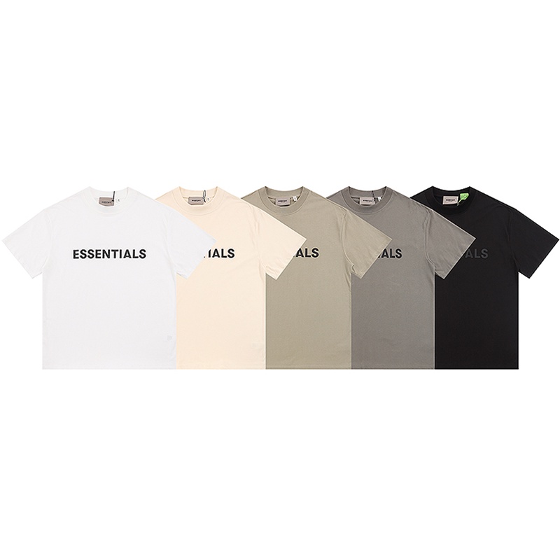 สตรีทแฟชั่นผู้ชายและผู้หญิงผ้าฝ้ายเสื้อยืดจดหมายยางความประทับใจเสื้อแขนสั้นเสื้อลําลอง