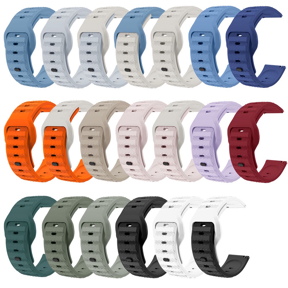 สายนาฬิกาAmazfit bip5/4/3/GTR4/3/3Pro/GTR2/2e/statos สายลายจุดล็อคดำ Active/GTR mini/GTS4mini/bip U