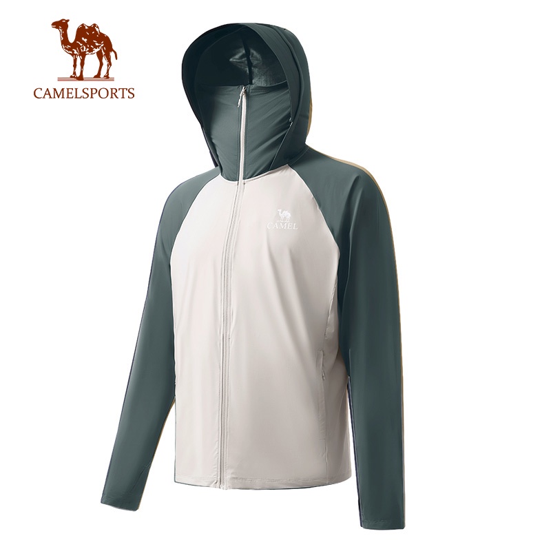 CAMEL SPORTS เสื้อแจ็กเก็ต ป้องกันรังสีอัลตราไวโอเลต ป้องกันแดด แบบดั้งเดิม สําหรับผู้ชาย และผู้หญิง