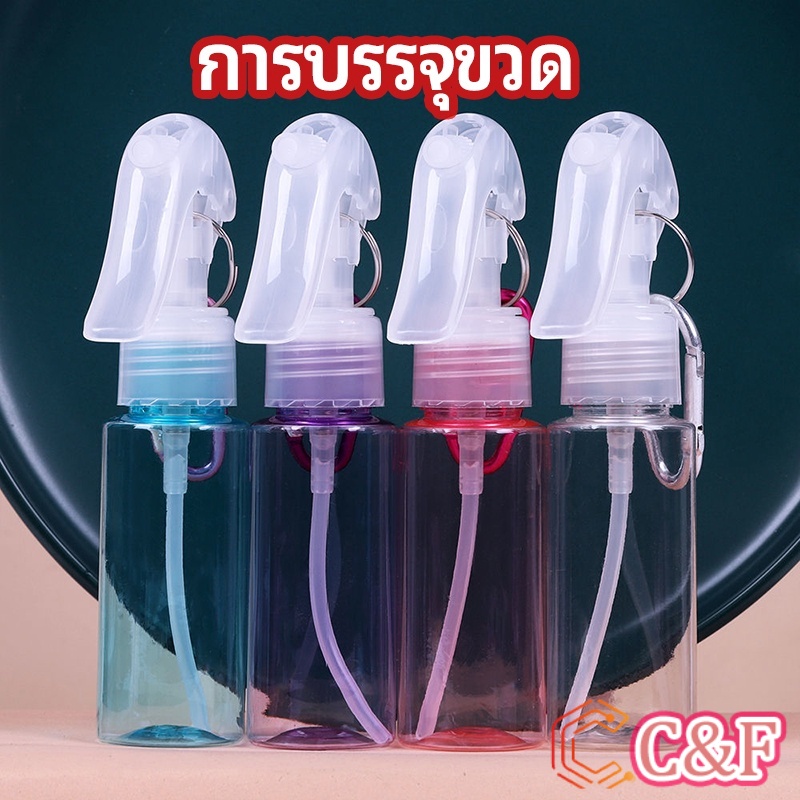 C&F ขวดสเปรย์ฟ็อกกี้ ขวดสเปรย์เปล่า ฟ้อกกี้ กระป๋องฉีด PE บรรจุขวด liquid bottling