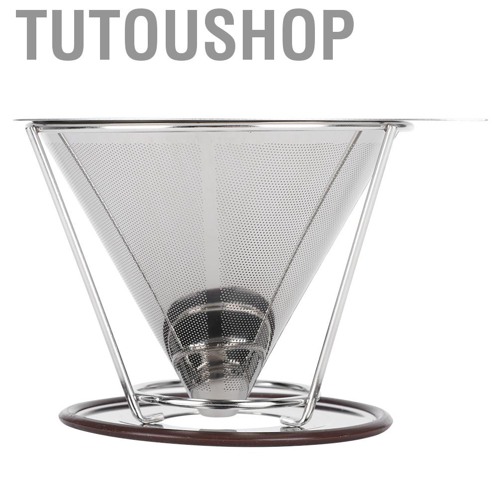 Tutoushop Pour Over Coffee Filter Food‑grade For All Makers