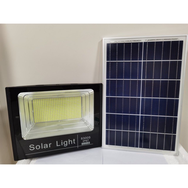 แผงโซล่าเซลล์ OMUDA_SHOP ไฟโซล่าเซลล์ สปอตไลท์ Solar LED โซล่าเซลล์ รุ่นพี่บิ๊ก jd-10W 25W 45W 65W 100W 200W 300W