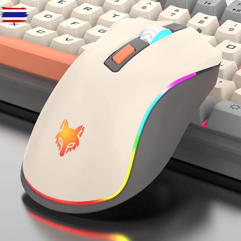 K820 RGB คีย์อร์ดเกมมิ่งมีสาย USB Keyboard 94 คีย์ เซตคีย์อร์ด+เมาส์ สําหรัแล็ปท็อป คอมพิวเตอร์ เดสก