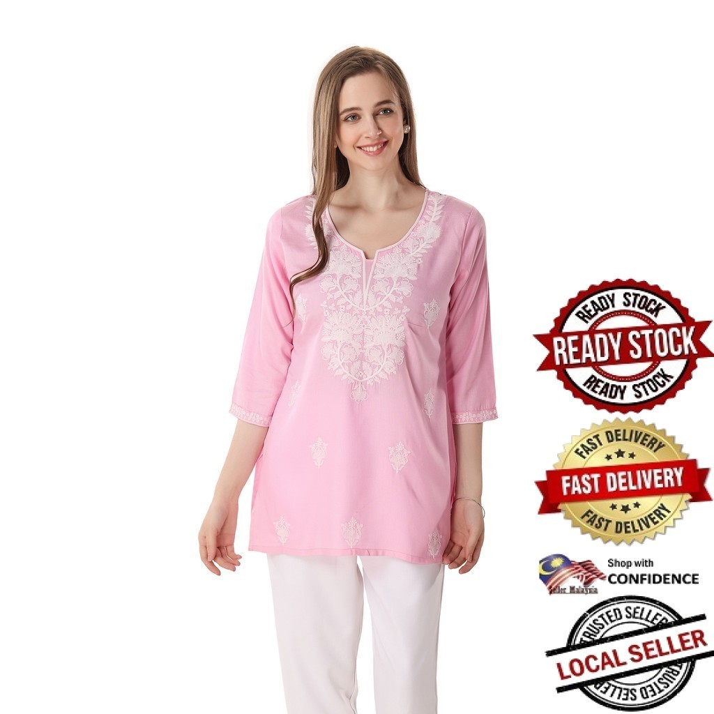 Kurti ผู้หญิงอินเดีย Kurtis Top Saree Sari Punjabi ชุดสําเร็จรูป Kurti UD112CKSSC