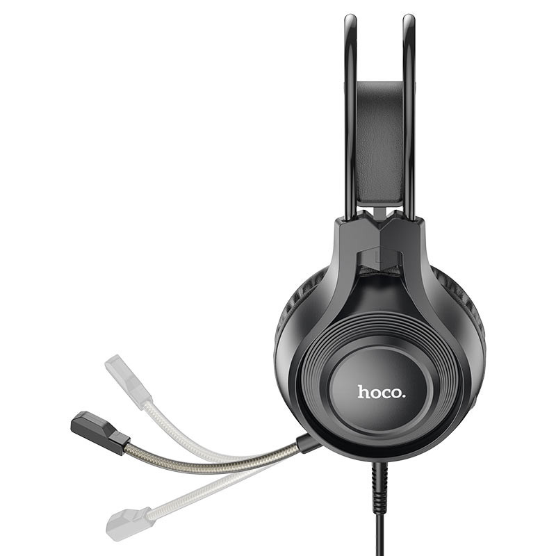 HOCO W106 หูฟังเกมมิ่ง แบบมีสาย AUX 3.5mm ไมค์ในตัว ตัดเสียงรบกวน Gaming Headphones หูฟังครอบหู hc3