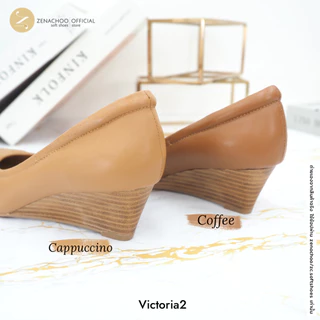 ทรงปกติ เปลี่ยนไซส์ได้-ไม่รับคืน Zenachoo Victoria2 สูง 2 นิ้ว รองเท้าหนังแกะ ส้นเตารีดหัวแหลม ทรงสวย เดินสบายทั้งวัน