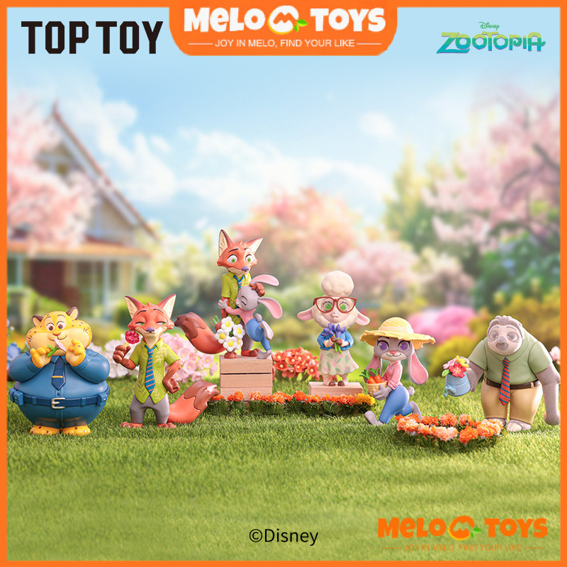 ของแท้ TOPTOY Zootopia Blind Box Set Doll  Figure Cute การตกแต่ง ตุ๊กตา ของขวัญ