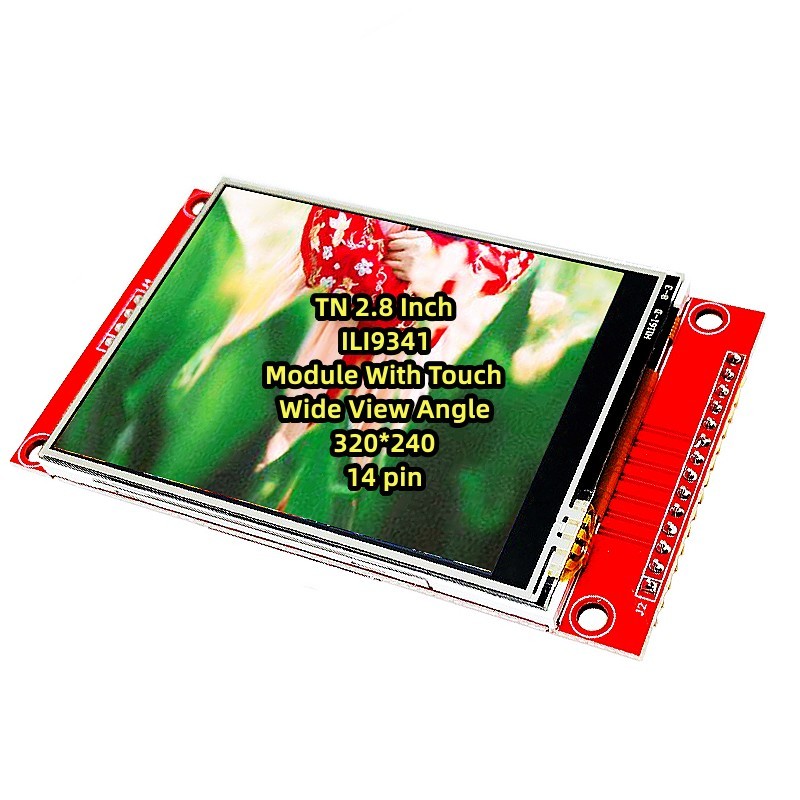 2.8 Inch Smart Module With Touch TFT ILI9341 SPI Serial port 320*240 Electronic 14 pin