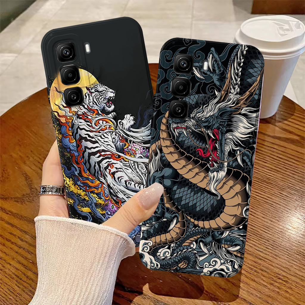 Guys For Infinix Hot 50 Pro Plus /Hot 50 4g/5g - Smart 9 HD / 9 / 9Pro - Nag4 Motif - Silicone - Cha